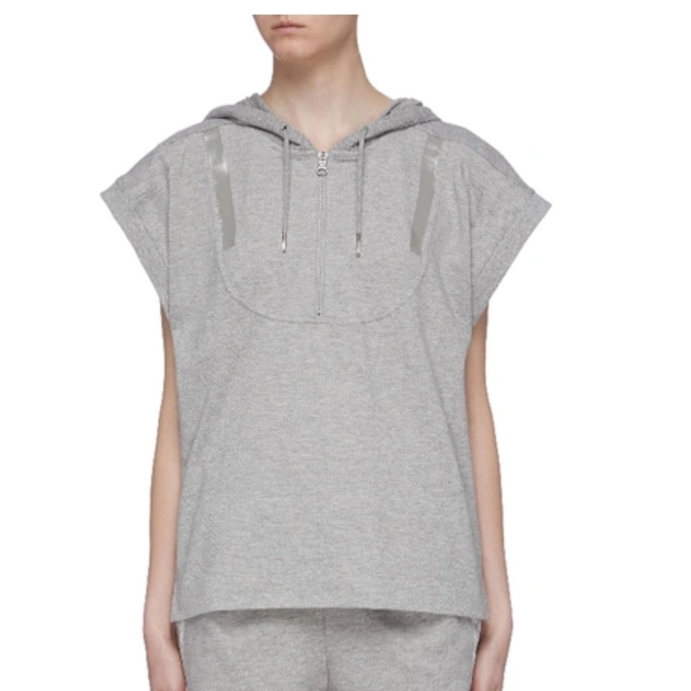 Stella McCartney for adidas short sleeved hoodie S workout